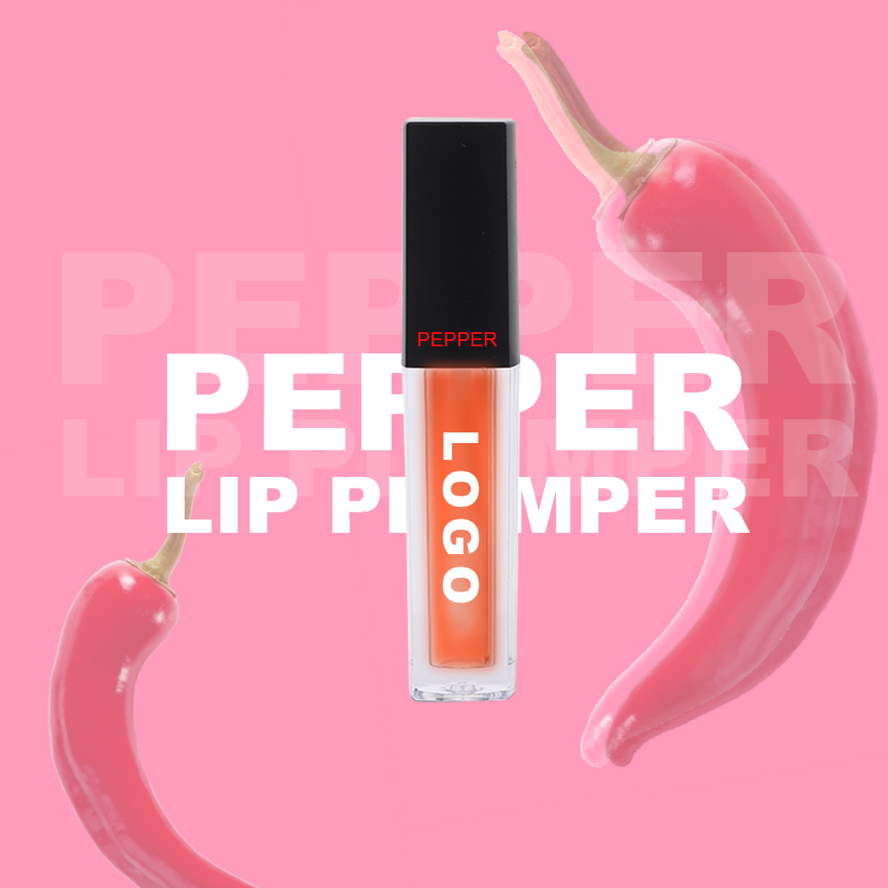New Private Label Custom Logo Long Lasting Organic Clear Vegan Best Hyaluronic Lip Filler Wholesale Lip Plumper Gloss