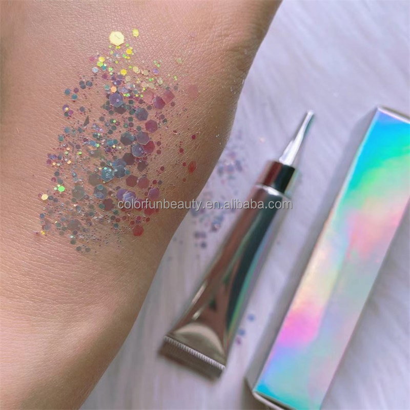 Beauty Cosmetics Base Glitter Glue Makeup Primer for Eyes Faces Primer