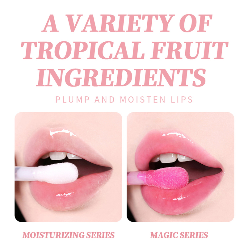 Lip Gloss Plumper Glossy Lifter Gloss Hydrating Volumizes High-Shine Lip Plumping Lip Makeup