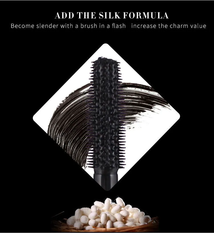 Wholesale Custom Private Label 3D Fiber Vegan Waterproof Mascara for Lady Makeup