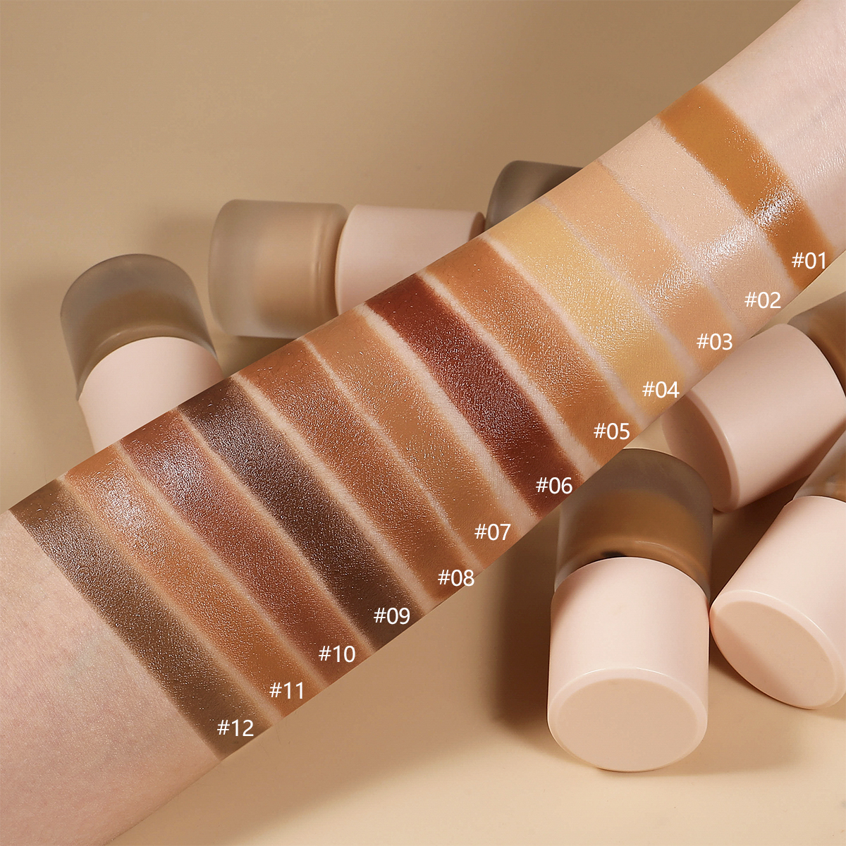Wholesale Skin-blurring Liquid Foundation Liquid Full Cover Long Lasting Private Label Matte Waterproof Makeup Foundation