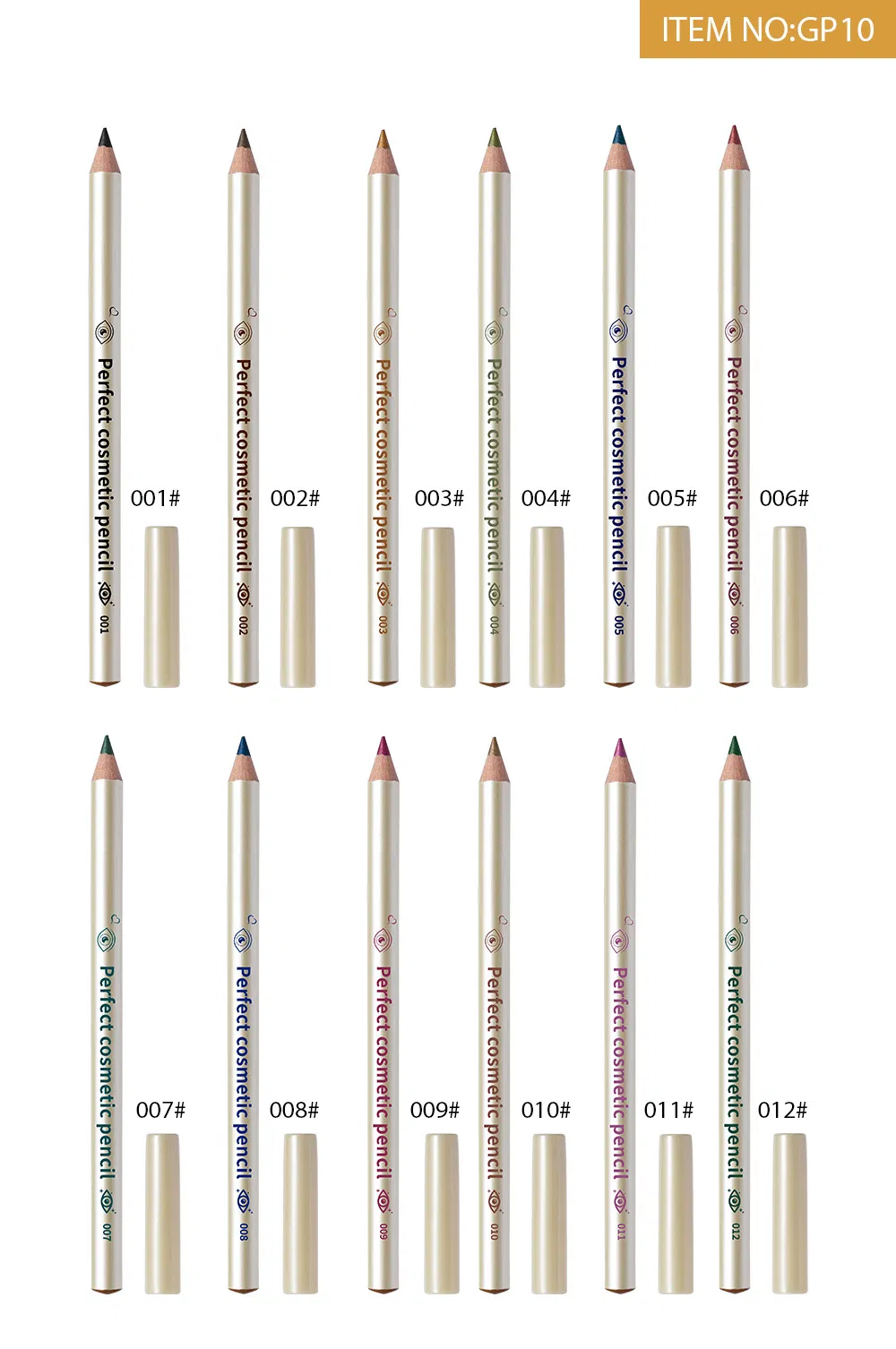 Multi-Functional Waterproof Lip Liner and Eye Shadow Pen