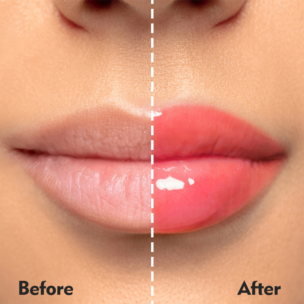 Lip Glowy Balm Hydrate Lipgloss Lightweight Moisturize &amp; Tint With Shea Butter Lip Butter Balm