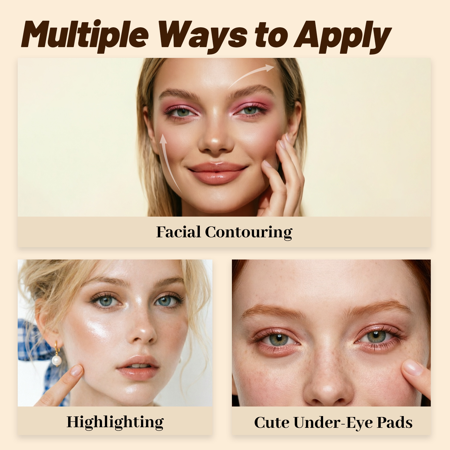 OEM Private Label Multi Use Stick Serum Boosted Skin Tint Foundation Contour Blush Makeup Stick
