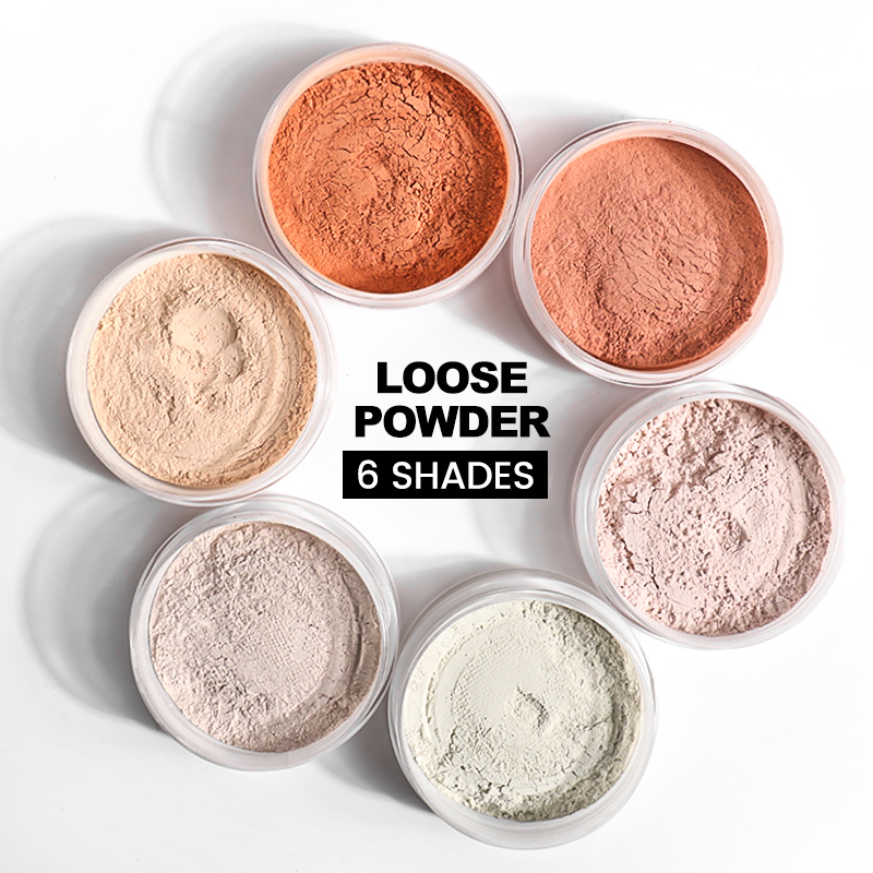 Wholesale Makeup Mirror Chrome Powder Nude Solid Pigment Powder Concealer Lasting Makeup Setting Powder