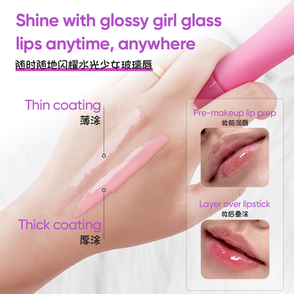 Custom Logo Plump Lip Makeup Private Label Lip Plumper Gloss Fruit Enhancer Plumping Lip Gloss Oil