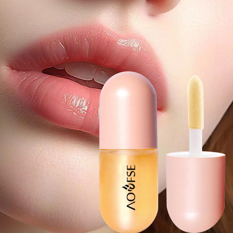 Custom Lip Plumper Gloss Hydrating Lip Plumper Bulk Reduce Fine Lines 100% Natural Lip Oil