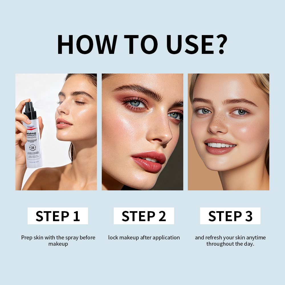OEM/ODM Face Care Natural Finish Matte Radiant Setting Spray Moisturizing Pore Minimizing Makeup Spray Setting Spray