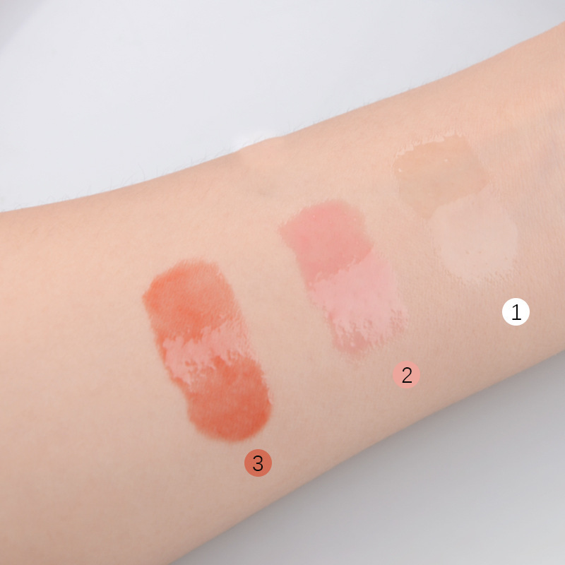 Wholesale Vegan Organic Herbal Sugar Lip Plumper Color-Changing Glossy Honey Moisturizing Fruit Liquid Glaze Waterproof Lip Balm