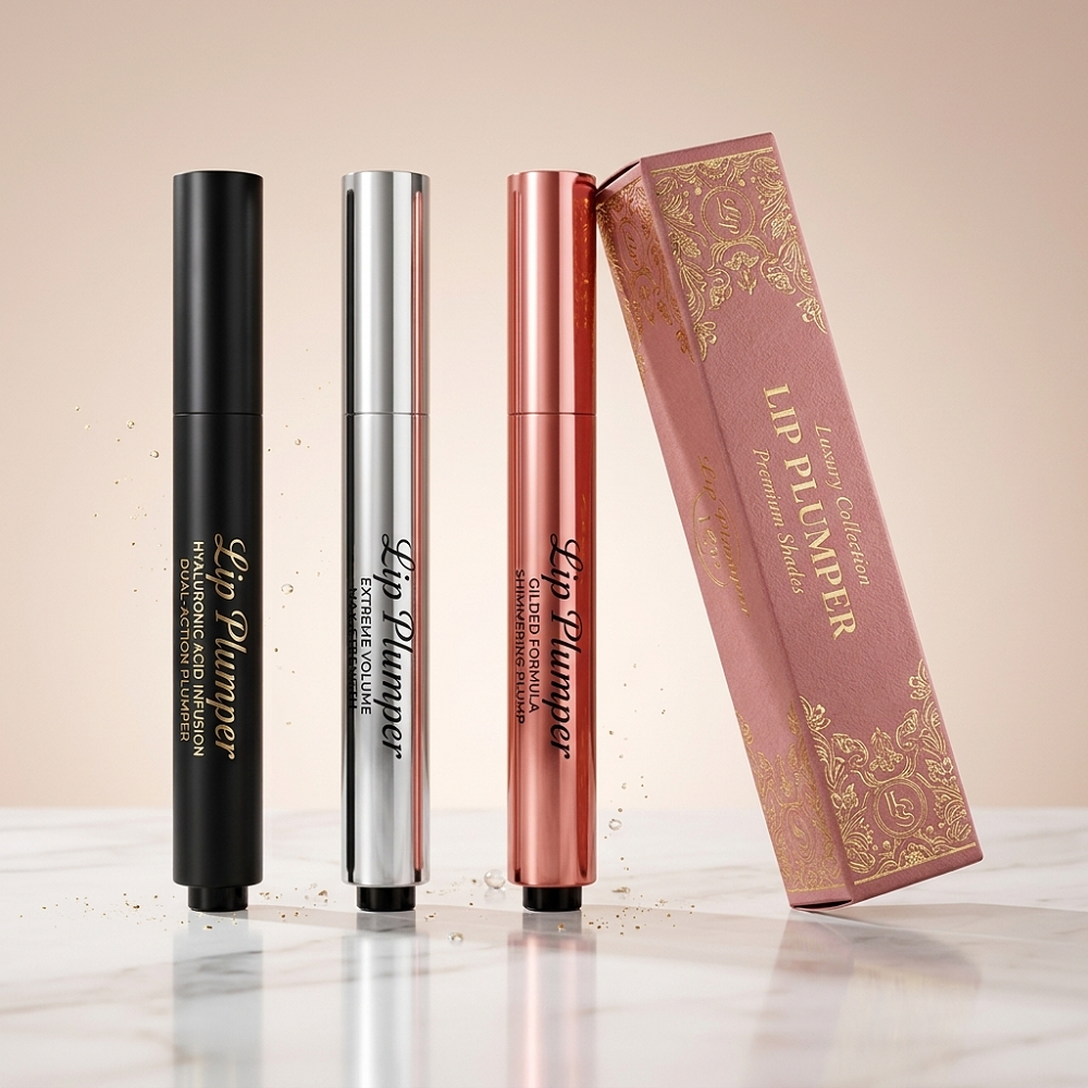 Lip Gloss Plumper Makeup Vegan Fruit Flavor Lip Volumizer Custom Logo Collagen Lip Plumper