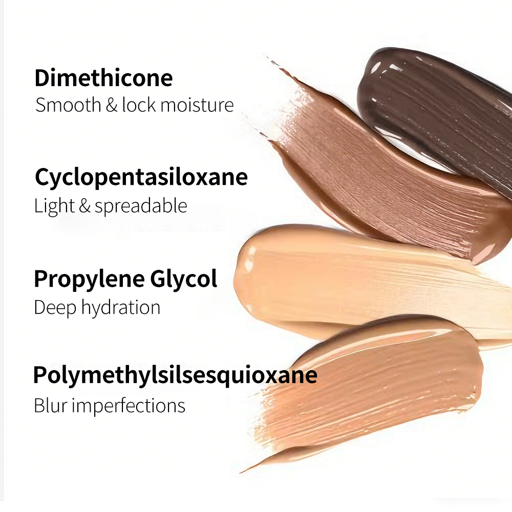 Wholesale High Quality Moisturizer Foundation Dark Skin Natural Finish Oil-Control Liquid Low MOQ