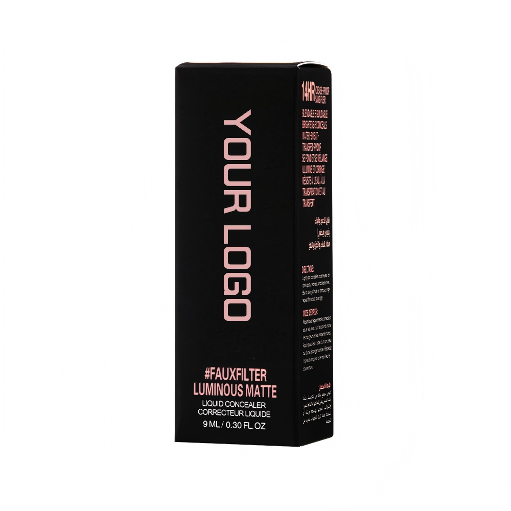 Cosmetic Vegan Concealer Makeup Long-lasting Full Coverage Waterproof for All Skin Fauxfilter Luminous Matte Liquid Concealer
