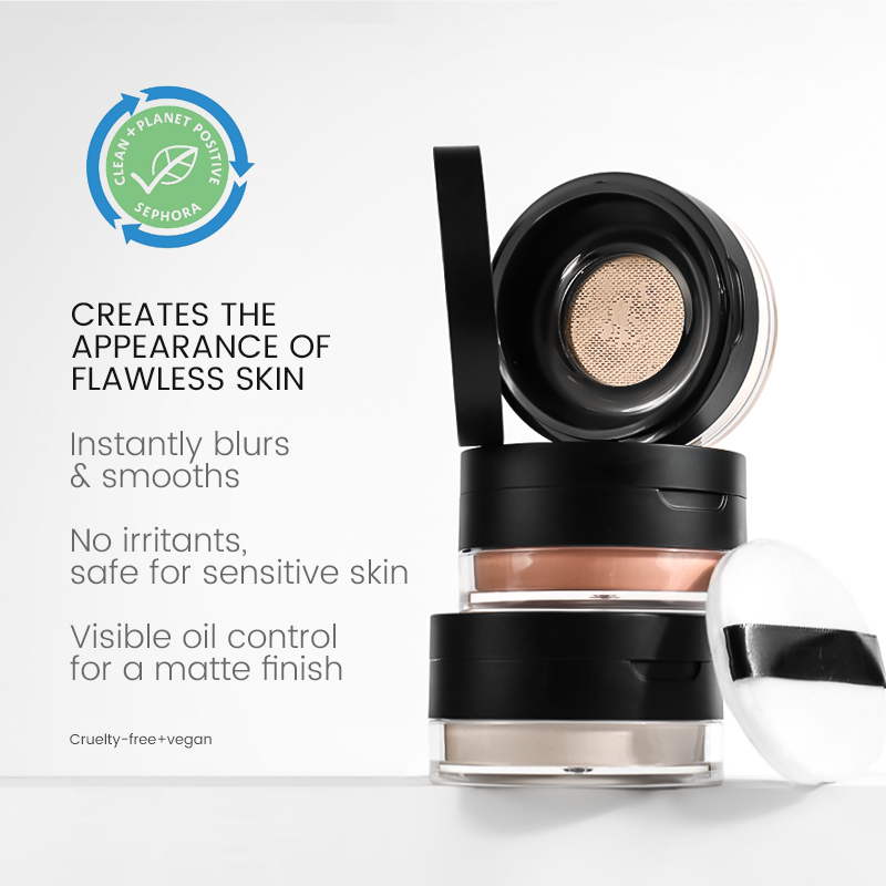 Wholesale Makeup Mirror Chrome Powder Nude Solid Pigment Powder Concealer Lasting Makeup Setting Powder