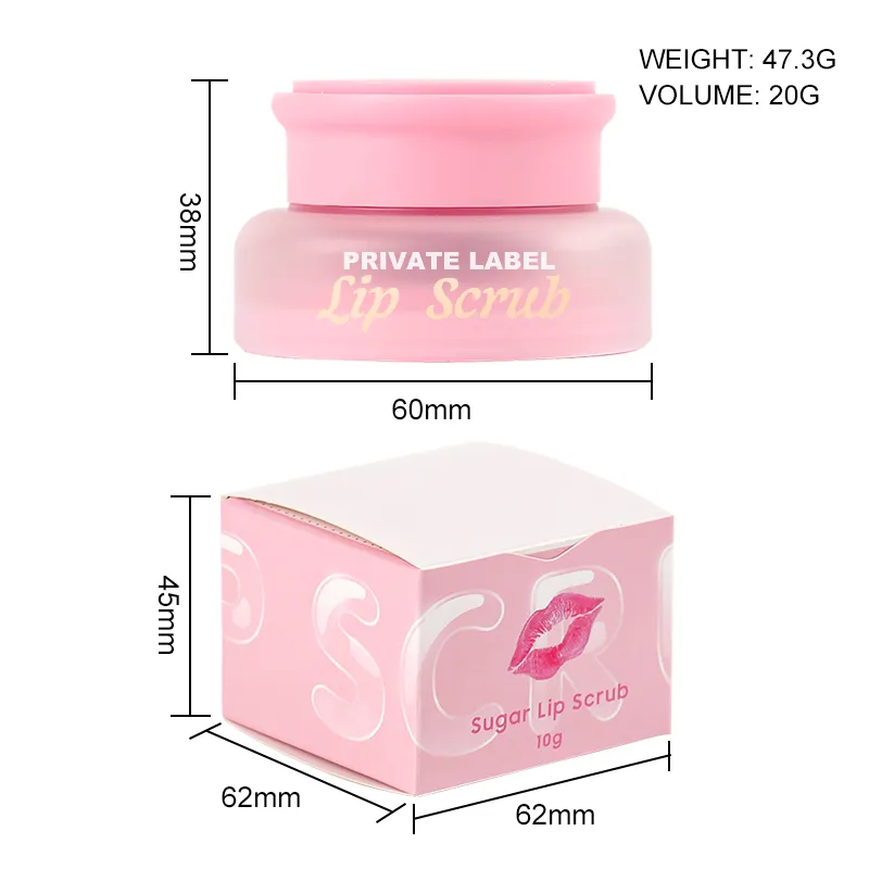 Factory Wholesale Moisturizer Lip Scrub for Lips