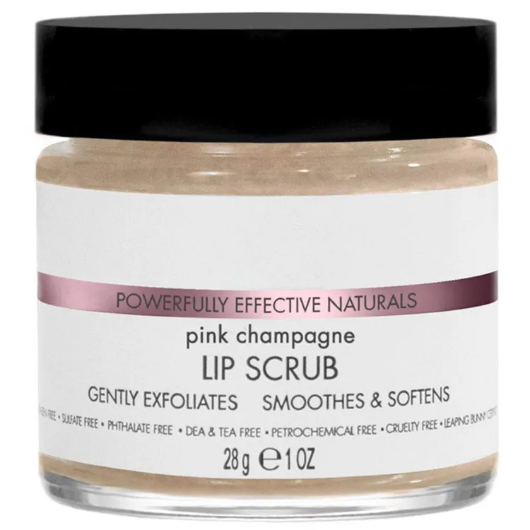 Custom Logo 100% Natural Vegan Organic Smoothing & Softening Lip Scrub