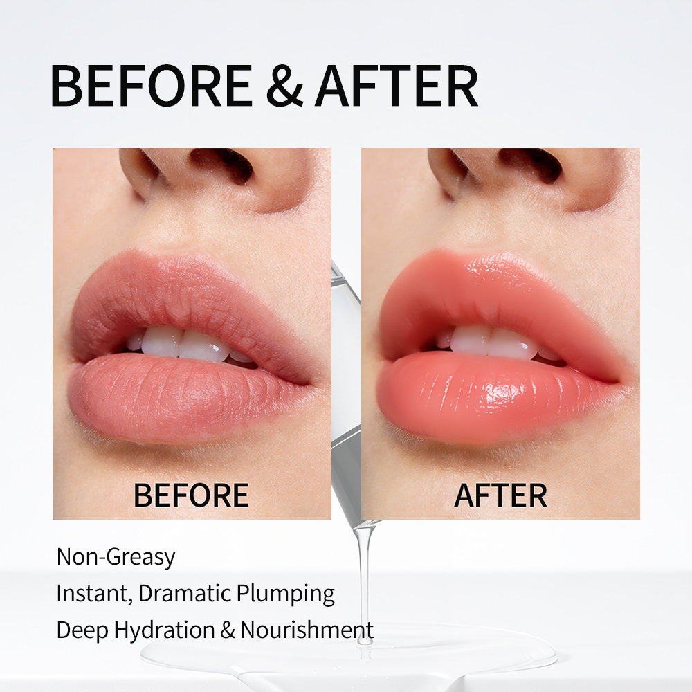 Private Label Lip Gloss Plumper Custom Lip Volumizer Moisturizing Lip Plumper Oil