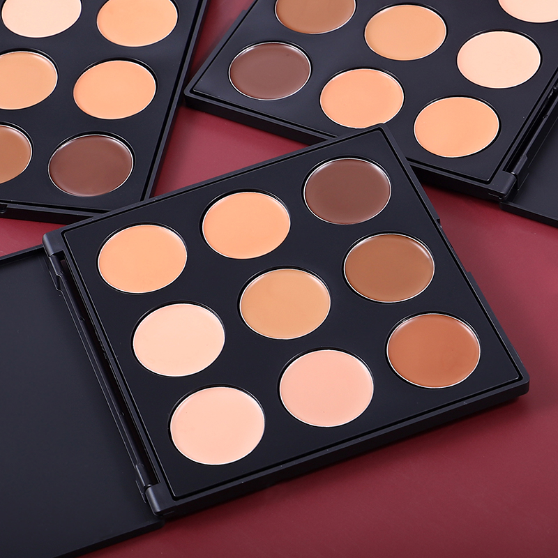 1pcs Can Print Logo Makeup Natural Waterproof Palette Concealer Cream Concealer Palette Cosmetic Foundation Creamy Concealer