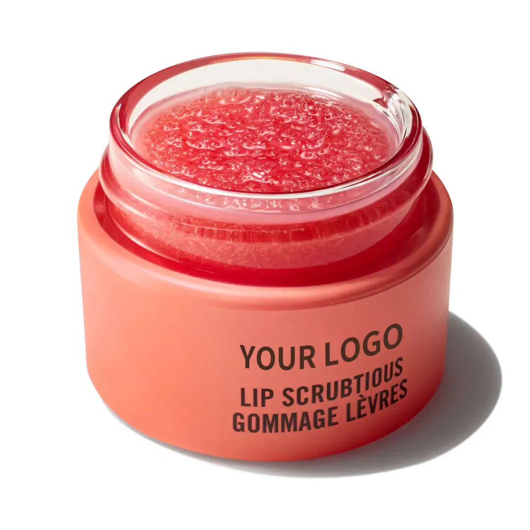 Custom Organic Vitamin a E Exfoliating Hydrating Vegan Lip Scrub Private Label