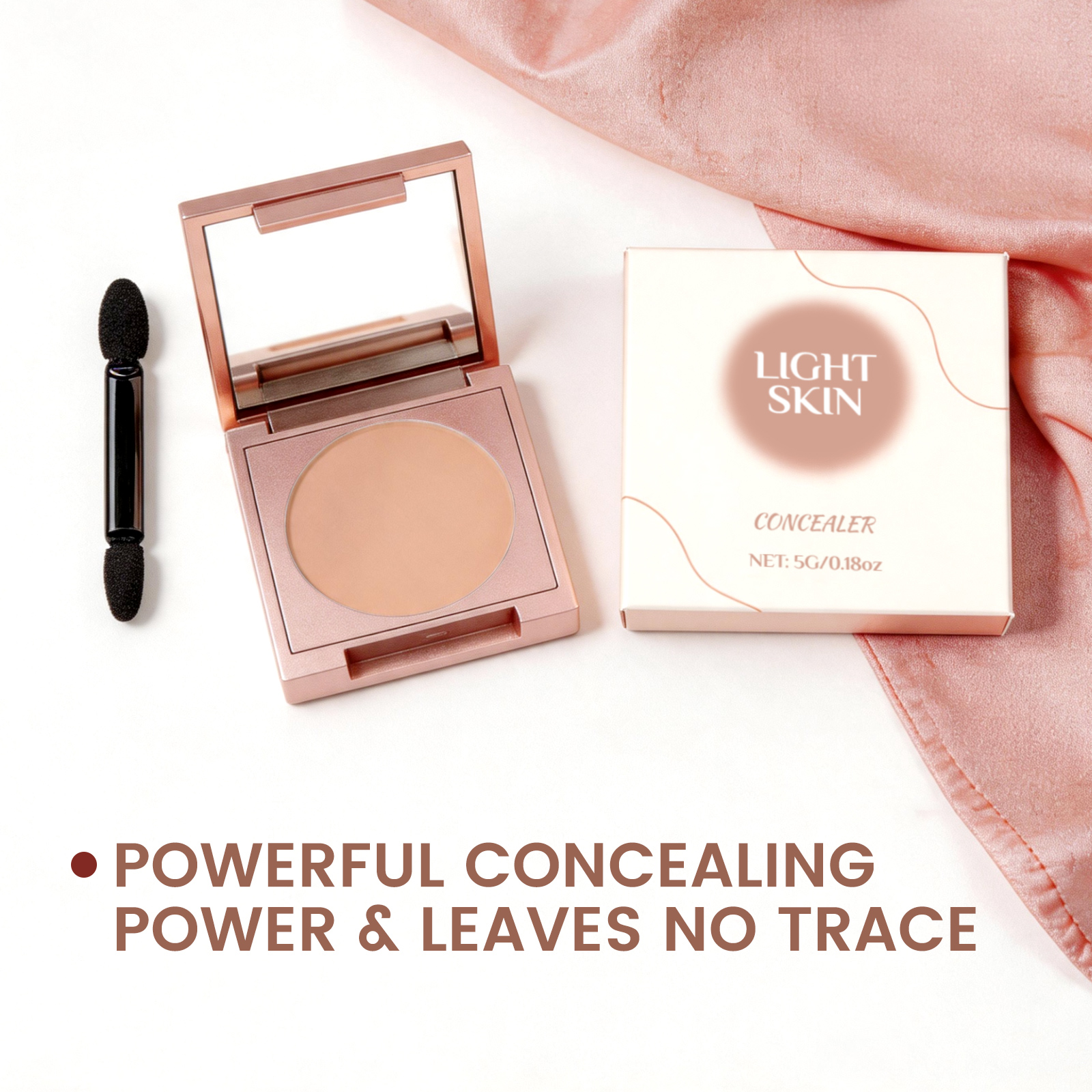 Private Label Creamy Concealer Powder Long Lasting Moisturizing Face Corrector For Professional Makeup Artists