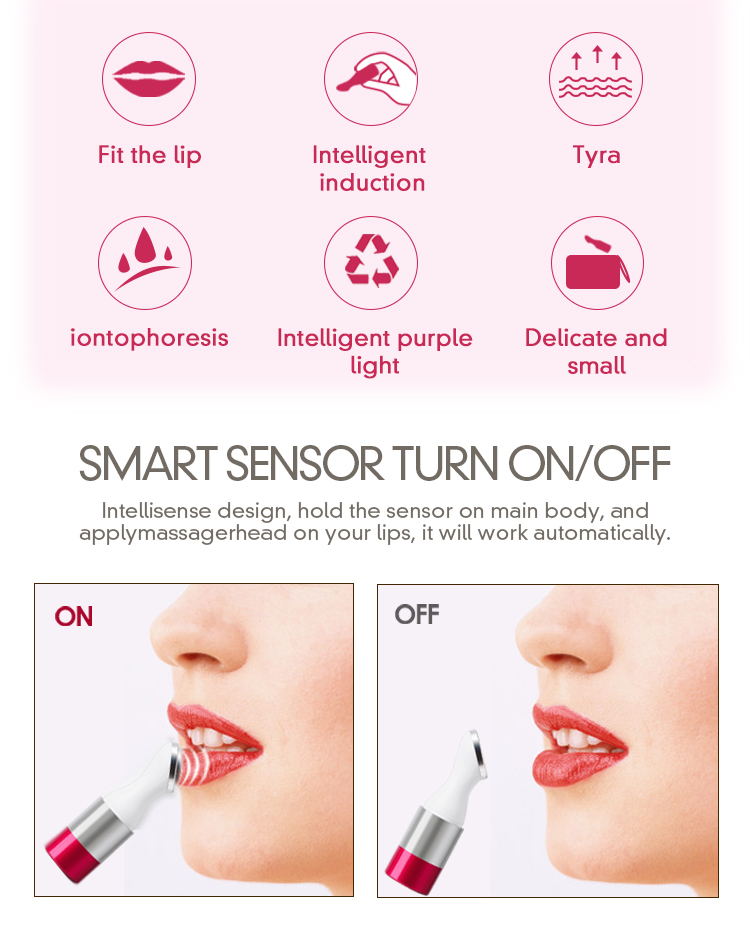 Private Label Portable Lip Plump Enhancer Beauty Device Silicone Electric Lip Plumper
