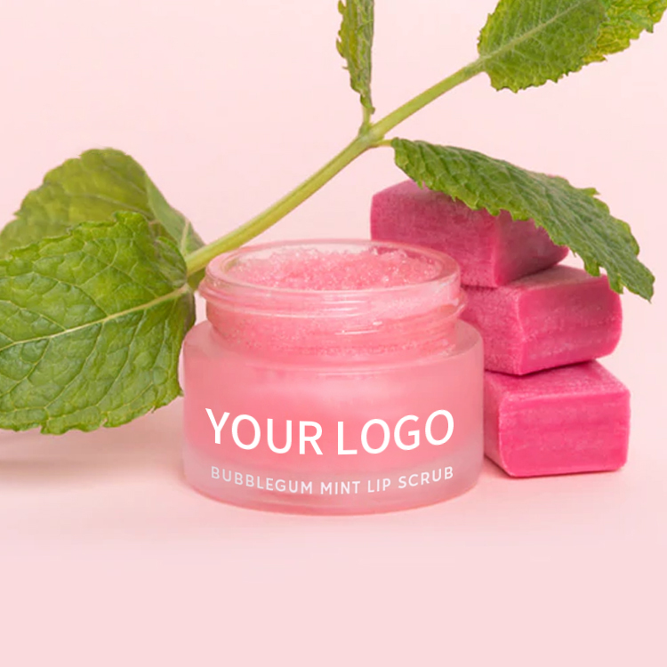 Scrub Lips OEM Private Label Organic Vegan Exfoliating Envase Para Sugar Pink Lip Scrub
