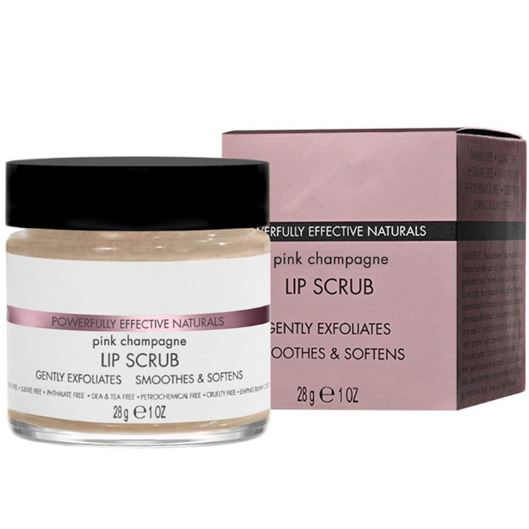 Custom Logo 100% Natural Vegan Organic Smoothing &amp; Softening Lip Scrub