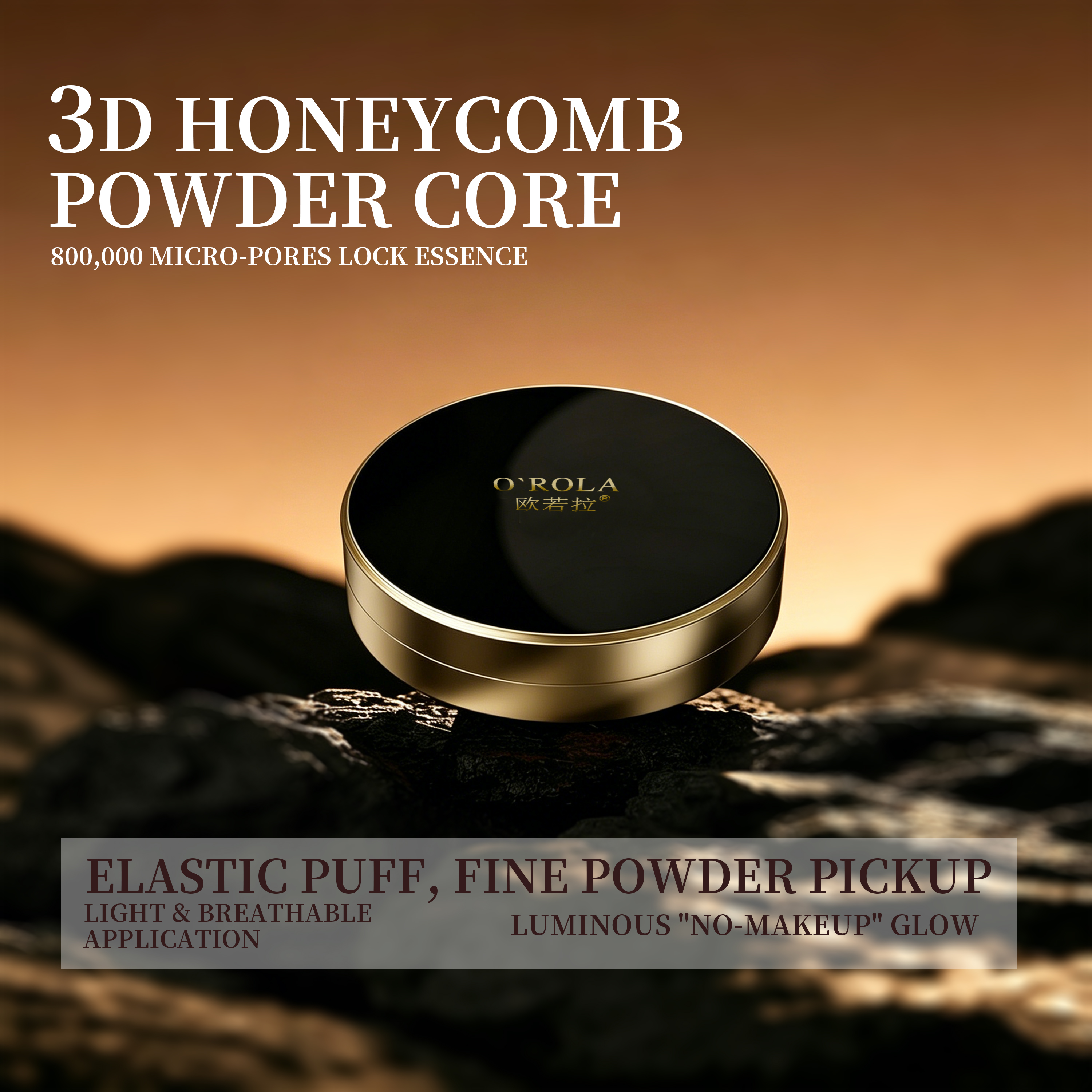 O'ROLA Private Label Bifida Cushion Foundation Niacinamide Concealer Hydrating BB Cream OEM Custom Logo 15g Brighten Moisturizer