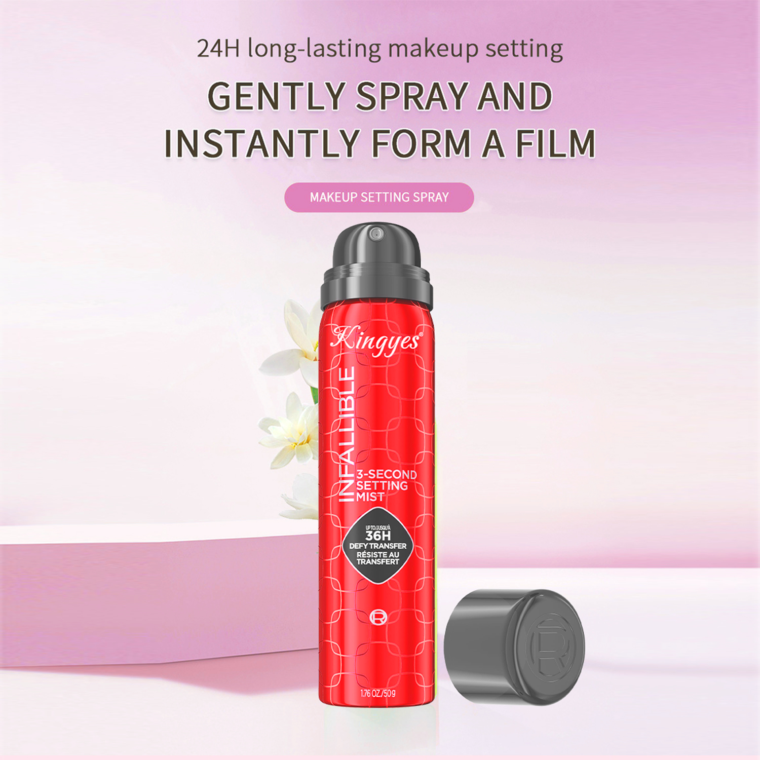 KINGYES 3S Setting Spray for Makeup Long Lasting Moisturizing Makeup Setting Spray Hydration Oil Control Matte Finish