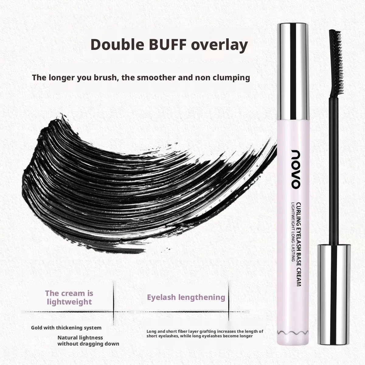 Factory OEM High Impact Full Bodied Lash Boosting Practical Long Wear Water Resistant Bold Mascara