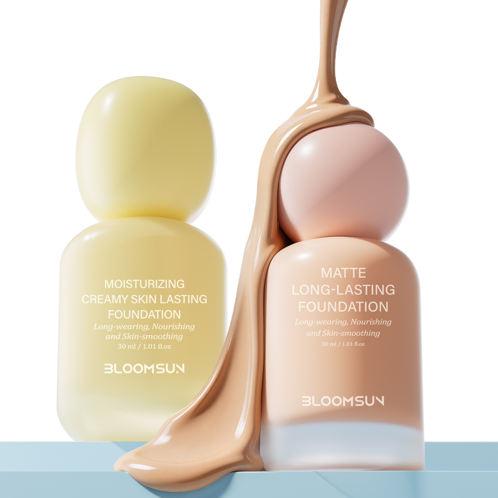 Custom Logo Facial Liquid Waterproof Long Lasting Vegan Full Coverage Private Label Liquid Matte Long-Wear Hydrating Foundation