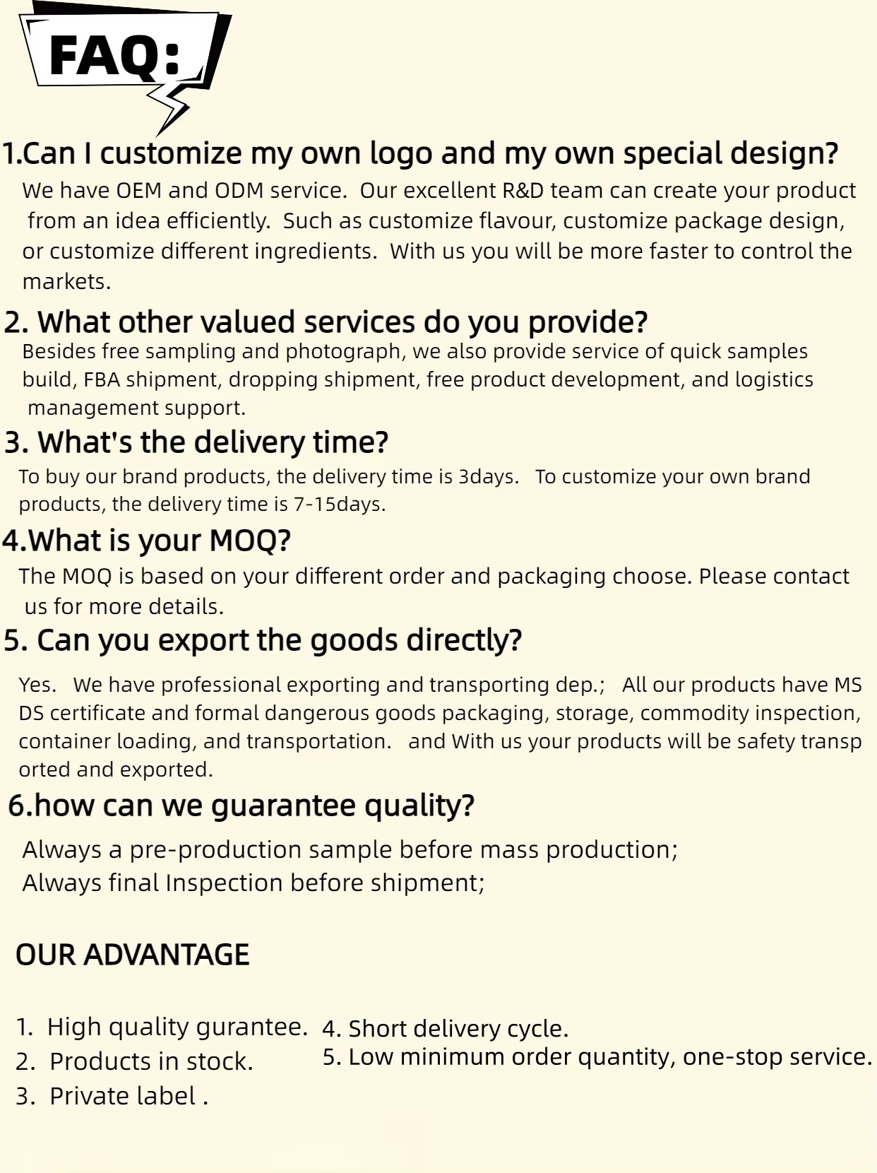FAQ Infographic