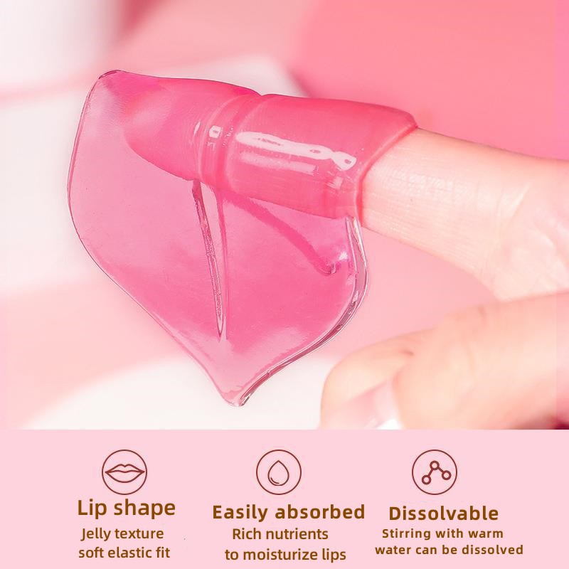 Rose Collagen 24K Gold Lip Sleeping Mask OEM ODM Customize Moisturizing Softening Repairing Vegan Crystal Lip Film Neutral