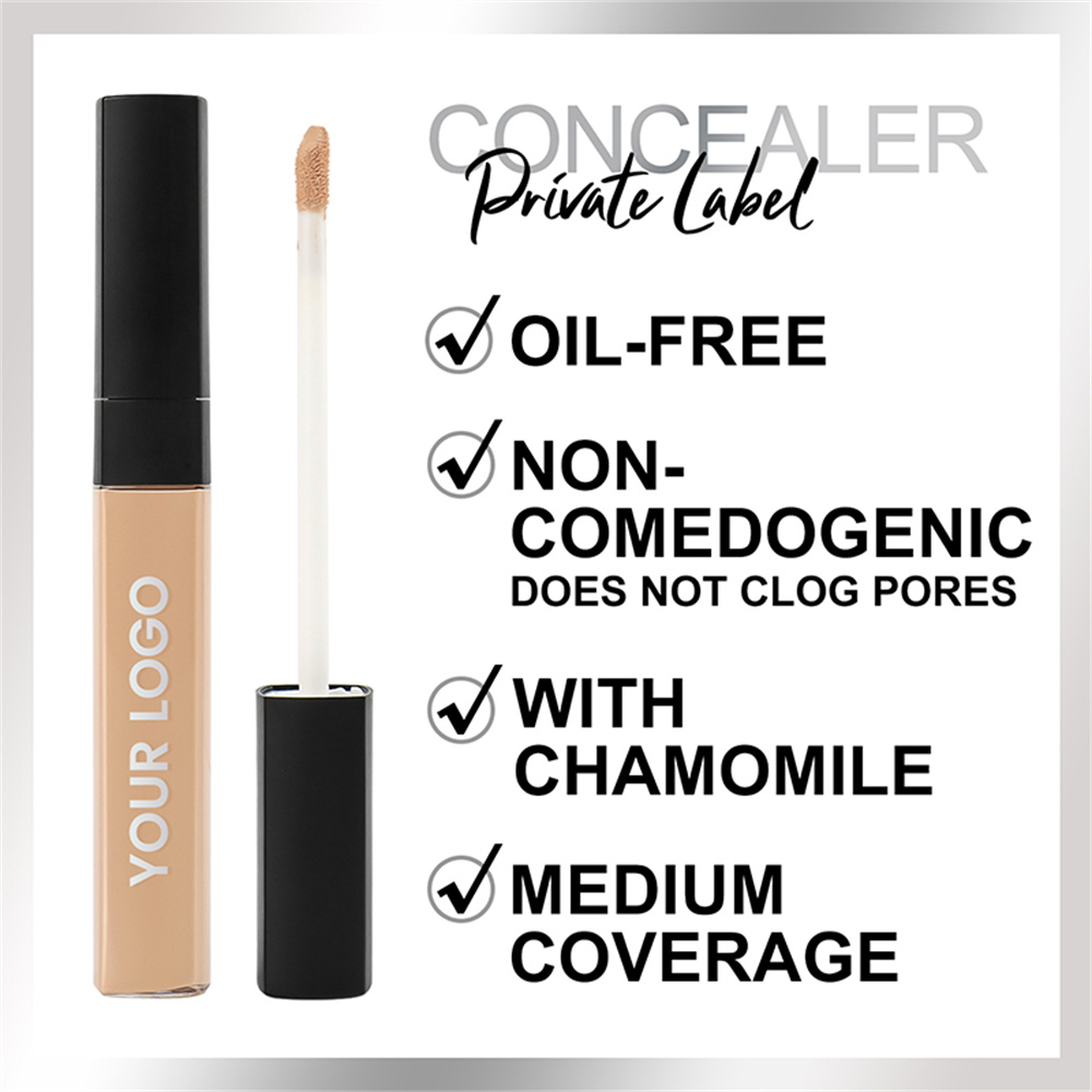 Long Lasting Matte Finish Liquid Concealer Full Coverage Concealer Makeup Private Label OEM