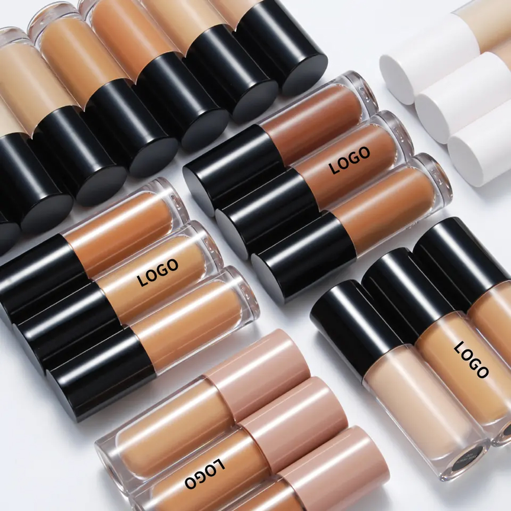 Wholesale High Quality Cosmetics Full Coverage Vegan Facial Concealer Bronzer Long-lasting Private Label Liquid Contour