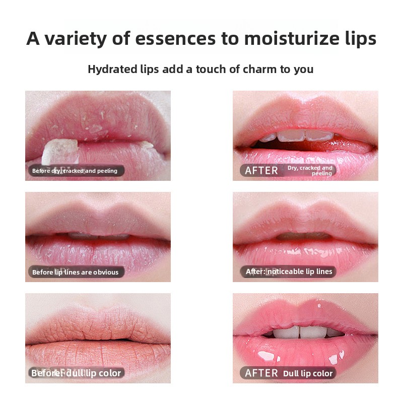 Moisturizing Collagen Lip Sheet Mask with Firming &amp; Hydration for Plump Lips