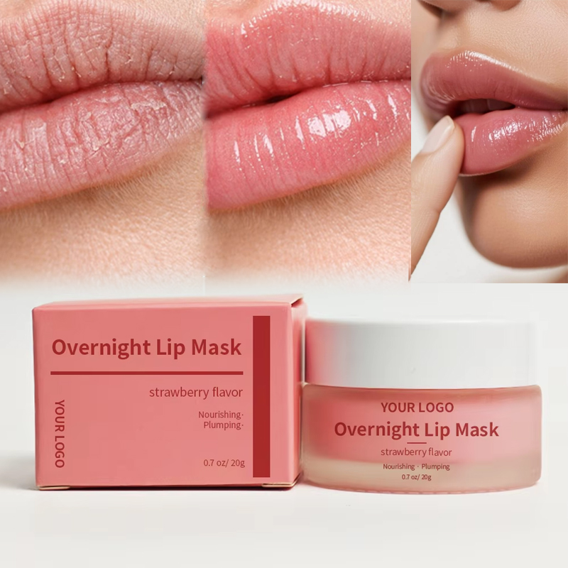 OEM/ODM Organic Berry Lip Mask for Hydrating Moisturizing Exfoliating Pink Plumping Lip Sleeping Balsamo Care Mask