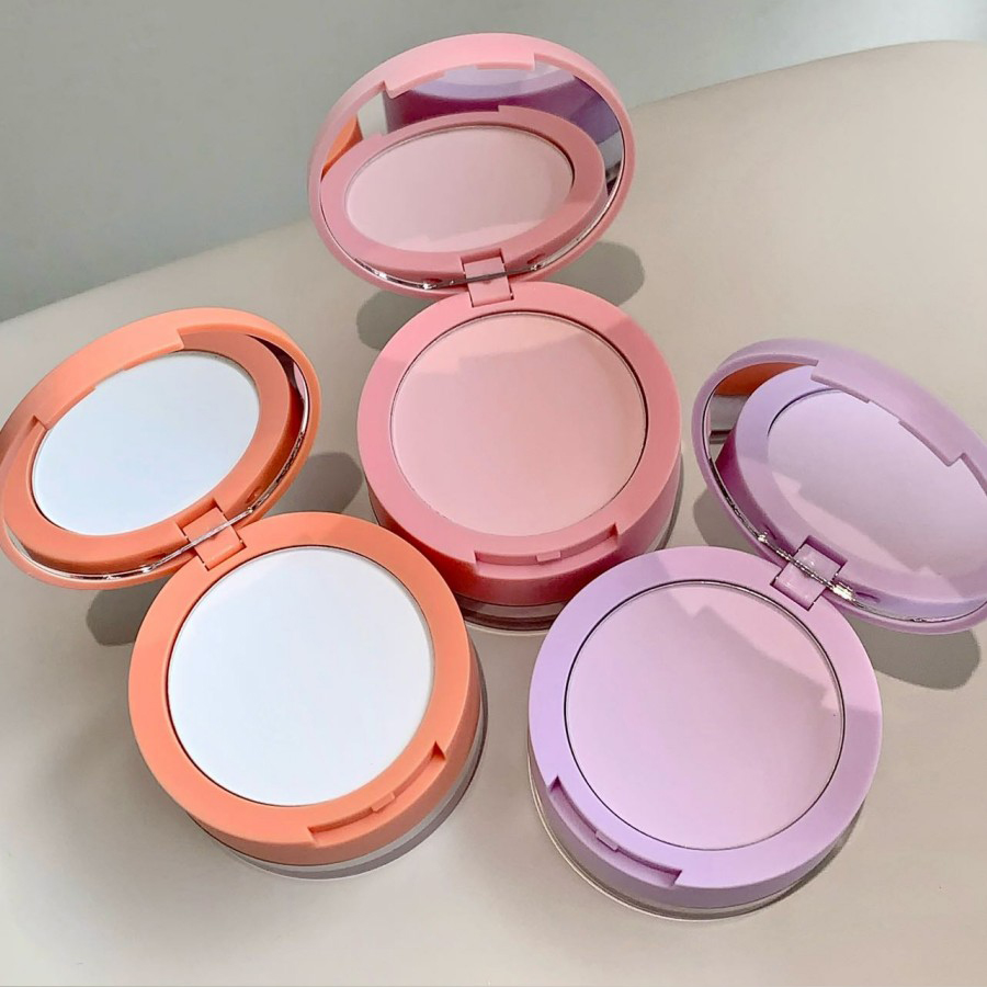 SHAQINUO Wholesale 2 in 1 PRESSED POWDER Long Wearing Brighten Sensitive Smudge Proof Blurring Matte Makeup Setting Powder