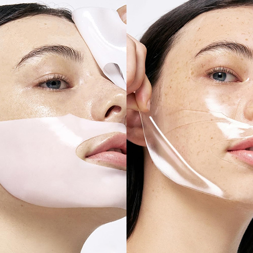 OEM Skincare Night Hydrogel Collagen Face Mask Beauty Firming Transparent Face Masking Sheet Korea Radiant Deep Collagen Mask