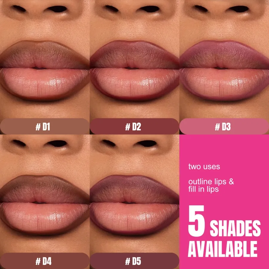 Easy Apply Color Water Proof Customised Lip Liner for Annual Meetings