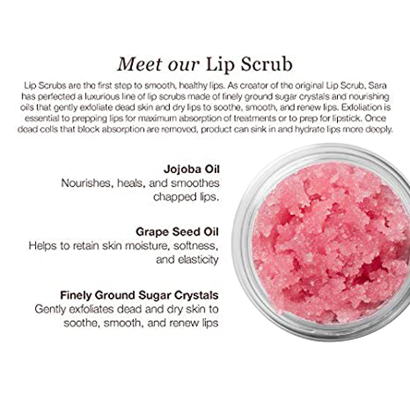 Beauty Private Label Peeling Dead Skin Hydrating Exfoliator Wholesale Organic Balm and Scrub Lip Scrub Skin Care