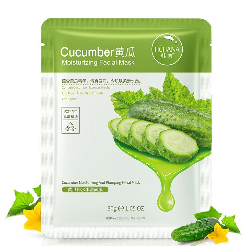 OEM Korean Face Skin Care Moisturizing Sheet Mask Private Label Natural Plant Fruit Foil Serum Collagen Facial Mask