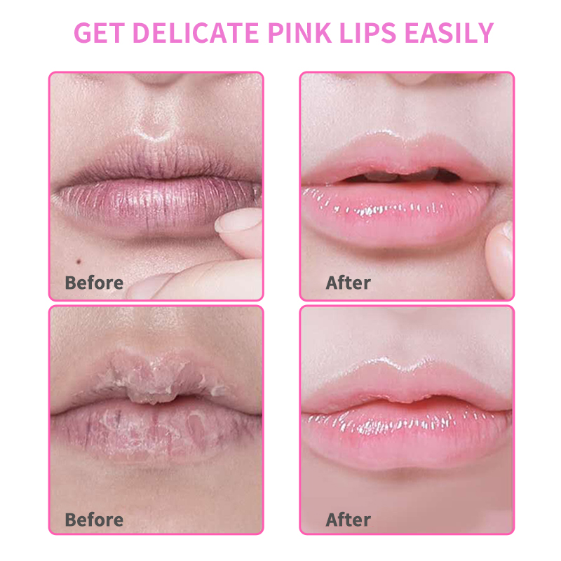 Organic Vegan Collagen Hydrogel Moisturizing Pink Sheet Lip Sleeping Mask Korean Wholesale Private Label Natural Crystal 3 Years
