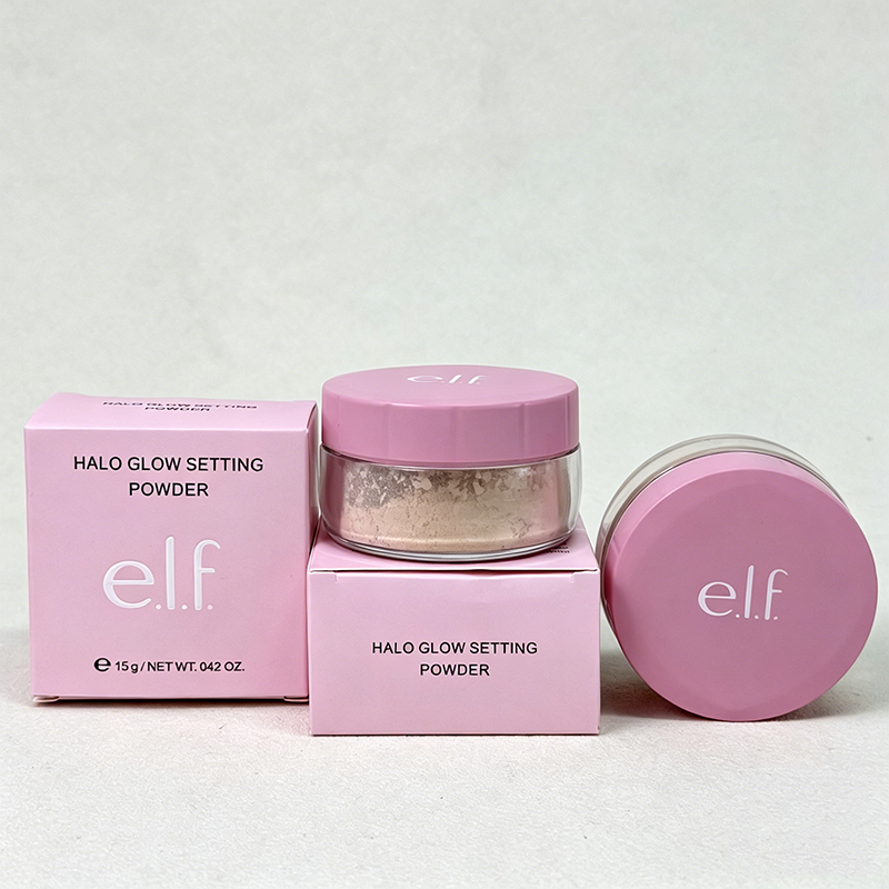 HALO GLOW SETTING POWDER Brighten Skin Tone Soft Light Loose Powder
