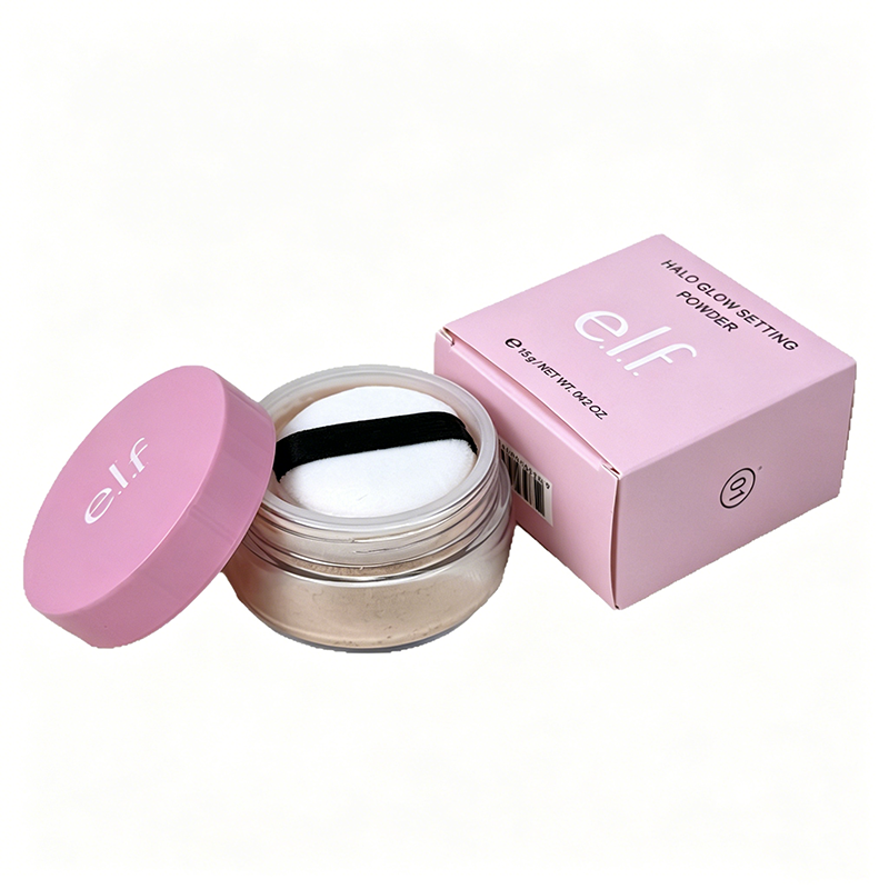 HALO GLOW SETTING POWDER Brighten Skin Tone Soft Light Loose Powder
