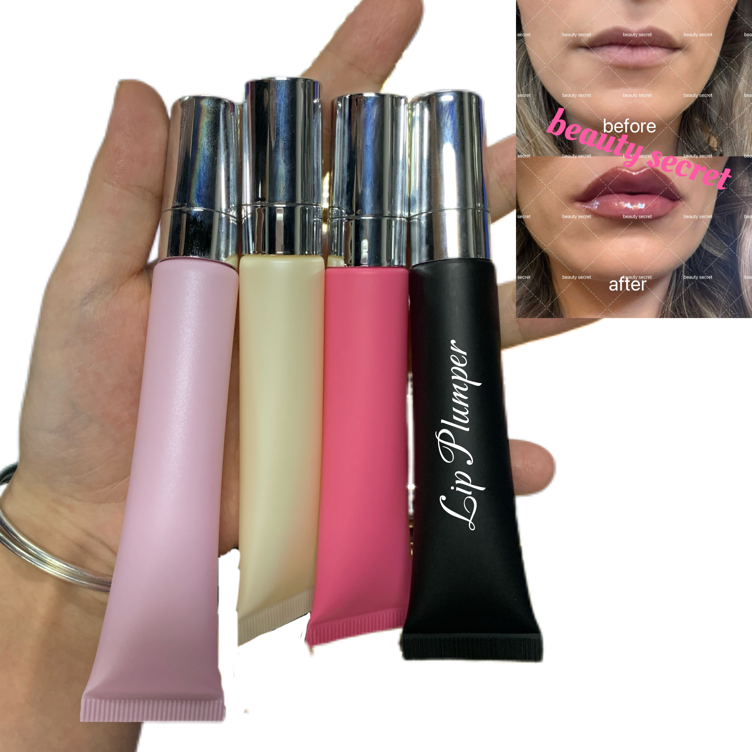Plumping Lip Gloss Plumper High Quality Hyaluronic Peptide Spf Collagen Vegan Extreme Plumping Lip Oil Lip Plumper Gloss