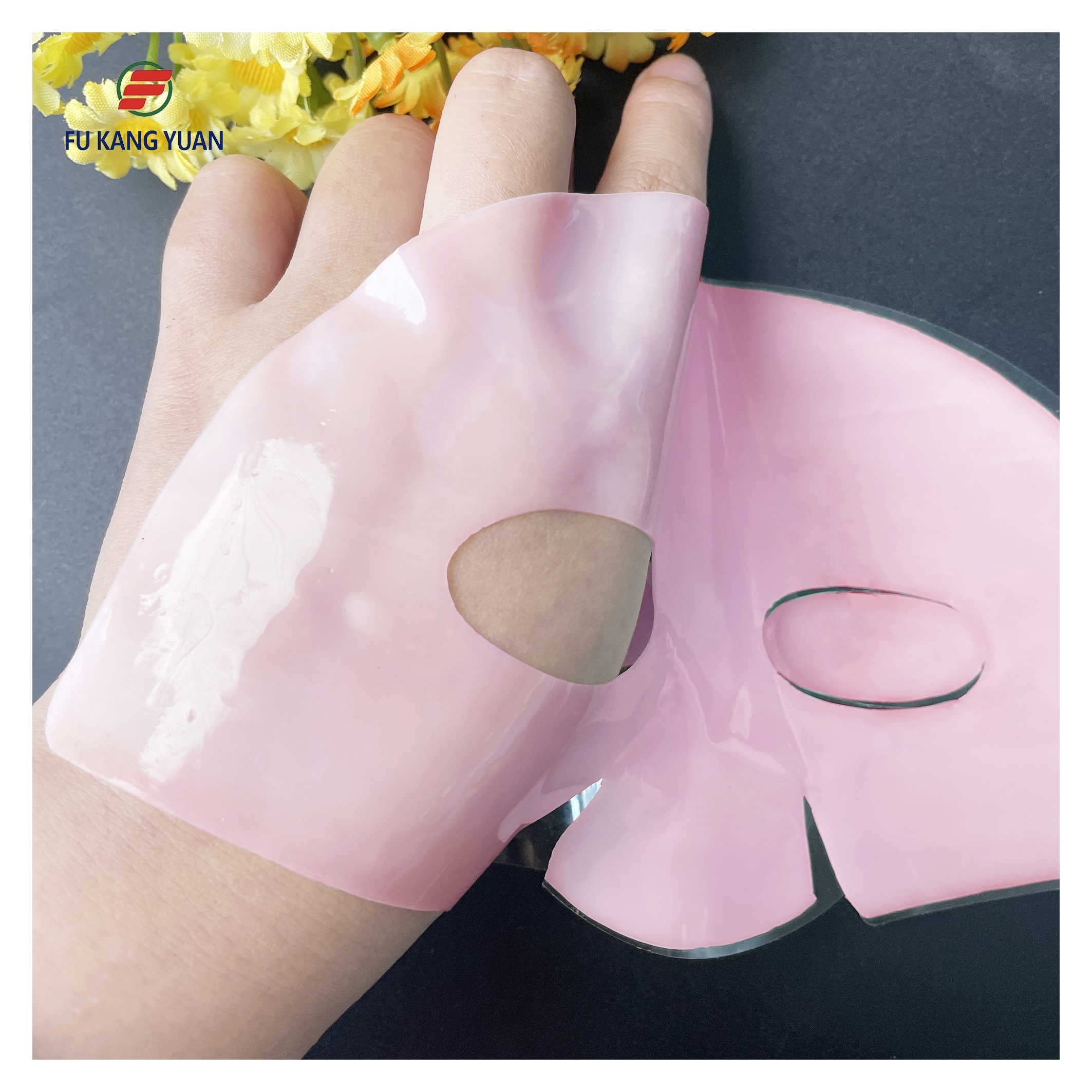 Salmon DNA PDRN Korean Collagen Face Mask Pink Sheet Mask For Hydration Firming Skin Tone Glass Skin Effect PDRN Ingredients