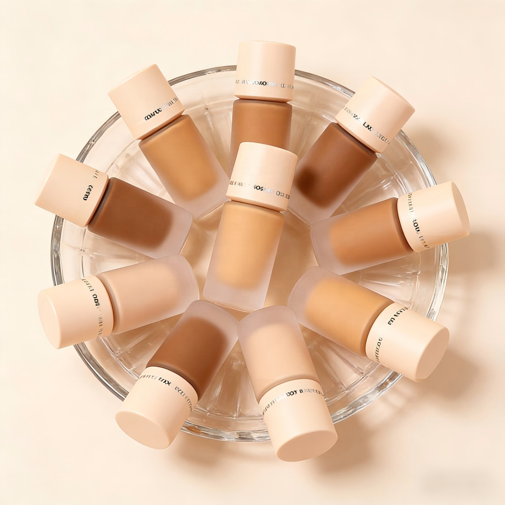 154 Colors Foundation Factory Vegan Full Coverage Fond De Teint Custom Matte Waterproof Makeup Liquid Foundation for Dark Skin