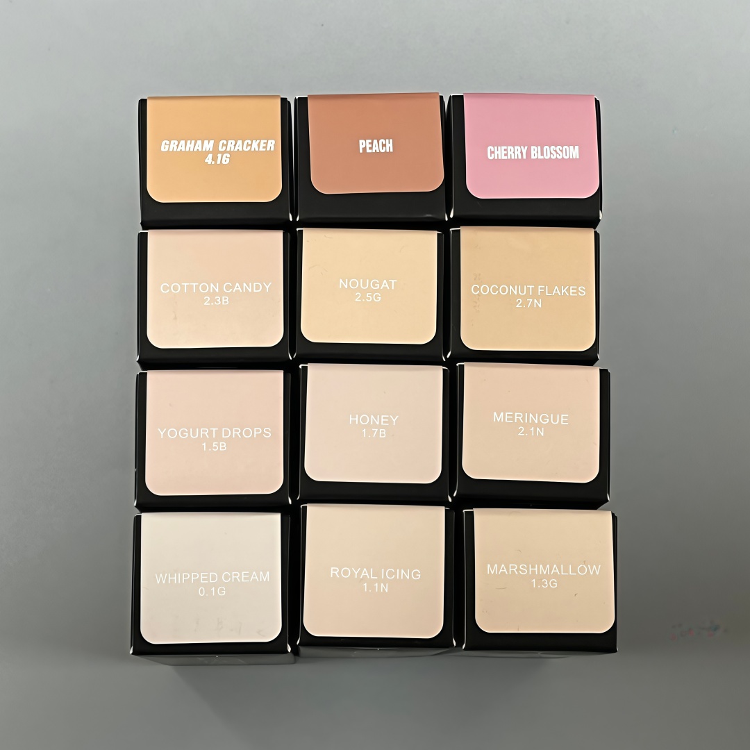 12 Color High Quality Mineral Liquid Concealer Palette Full Coverage Natural Brightening Cream Makeup Skin Labeling Brand
