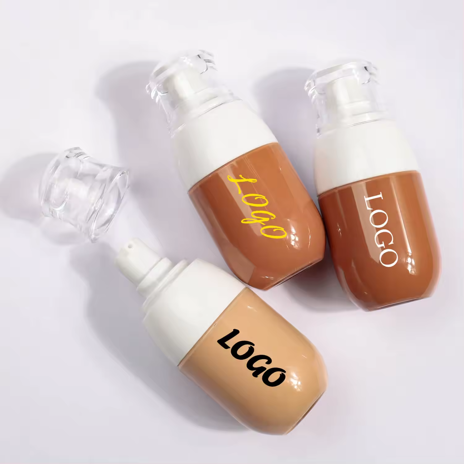 Wholesale Waterproof Full Cover Luxury Oil Free Makeup Private Label Liquid Foundation
