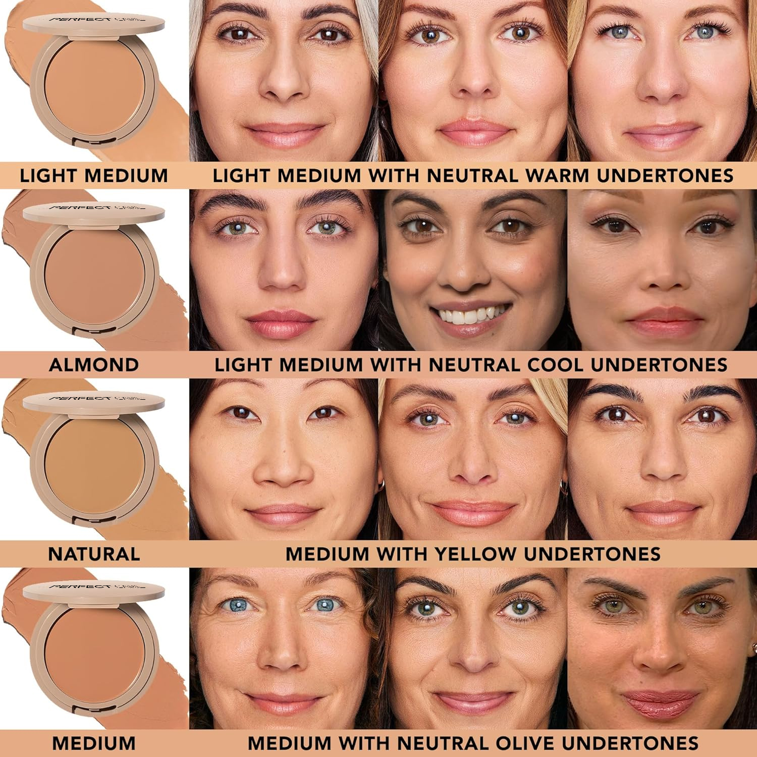 Private Label Natural Mineral Moisturizing Cream Concealer for Unisex Use High Coverage Soft Matte Long Lasting